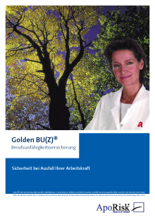 Prospekt Golden BUZ Berufsunfähigkeitsversicherung Prospekt Golden BUZ Berufsunfähigkeitsversicherung